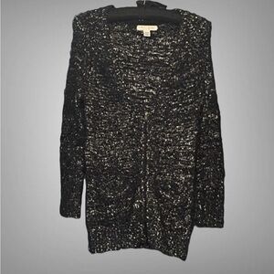 LOVE BY DESIGN FUZZY ZIP UP CARDIGAN SIZE XS